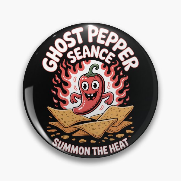 Item preview, Ghost Pepper Seance - Summon The Heat Funny Chili Design designed and sold by 89BLACK.