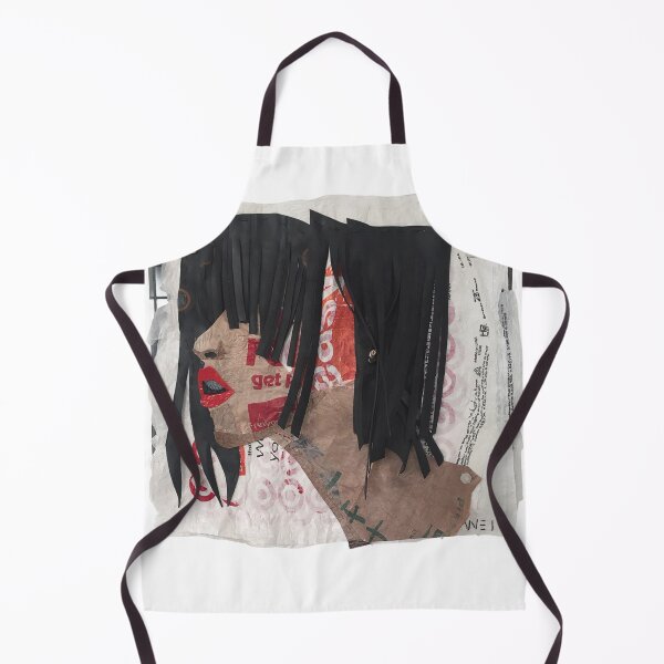 Item preview, "Get Easy" Upcycled Plastic Bag Portrait designed and sold by LalalandStudio.
