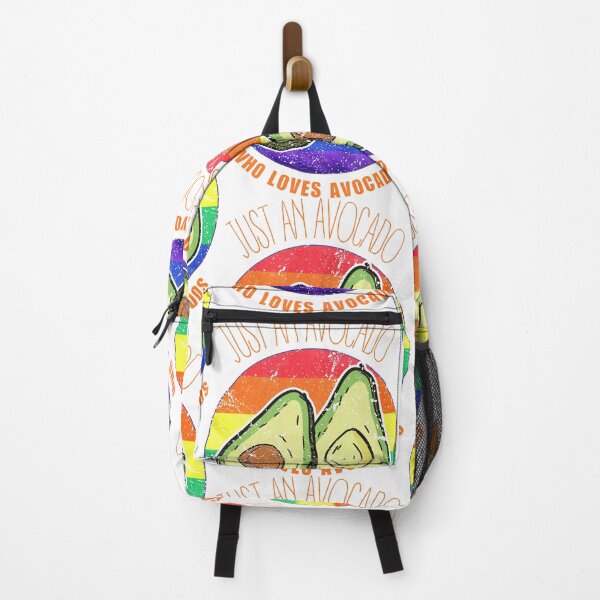 Item preview, Cheerful Avocado Artwork Featuring a Rainbow Palette designed and sold by SplashTastic.