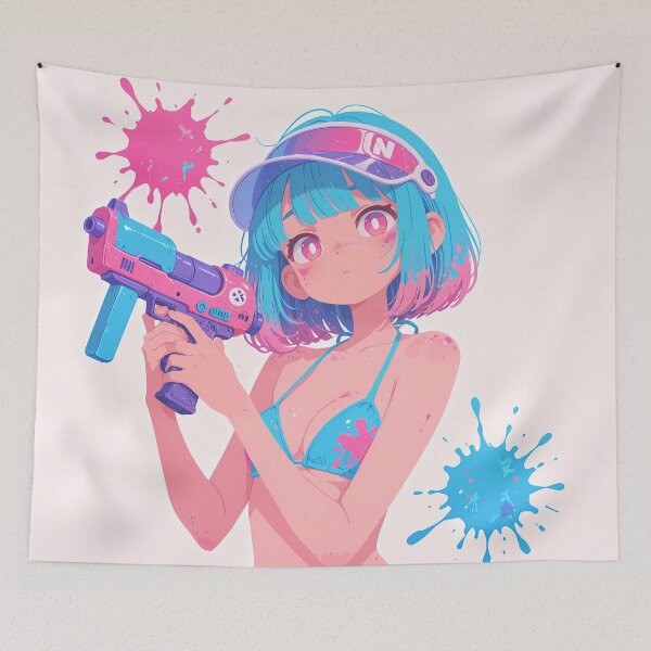 Item preview, Pastel paintball fight designed and sold by Ani-mememe.