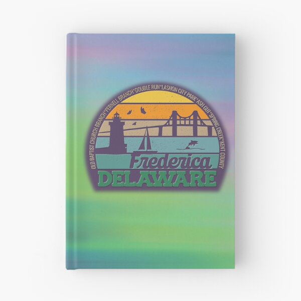 Item preview, Frederica Delaware Retro Sunset Local Pride Logo  designed and sold by CRHPOD20.
