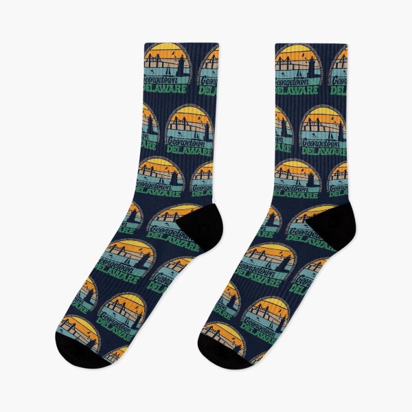 Item preview, Georgetown Delaware Retro Sunset Local Pride Logo  designed and sold by CRHPOD20.