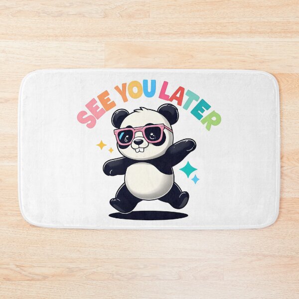 Item preview, See You Later Cute Kawaii Panda Cheerful Dancing designed and sold by HobsS.