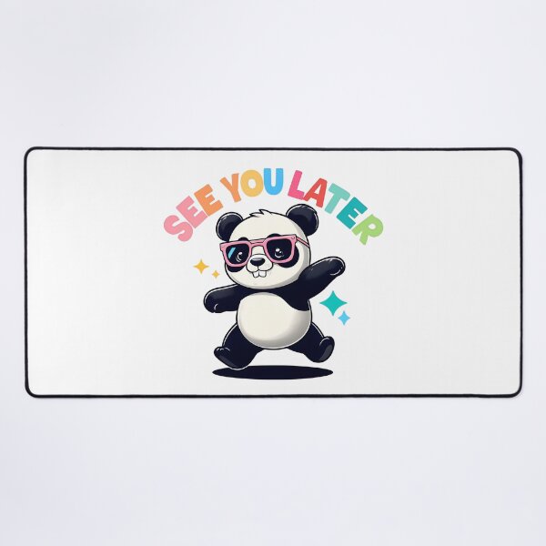 Item preview, See You Later Cute Kawaii Panda Cheerful Dancing designed and sold by HobsS.