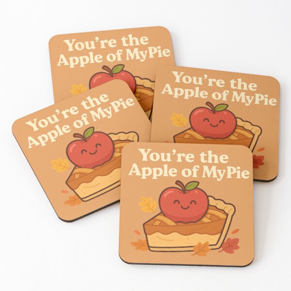 Item preview, You’re the Apple of My Pie – Cute Apple in a Slice of Pie Autumn Pun designed and sold by BloomKind.