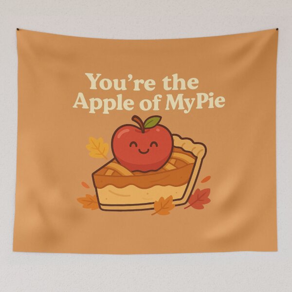 Item preview, You’re the Apple of My Pie – Cute Apple in a Slice of Pie Autumn Pun designed and sold by BloomKind.