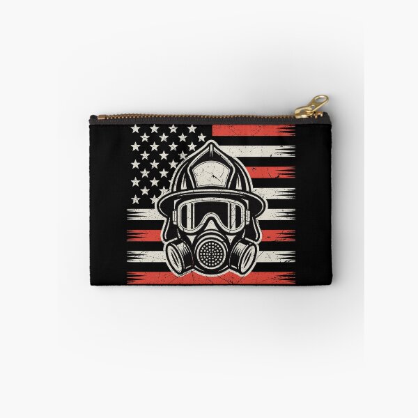 Item preview,  Patriotic Firefighter T-Shirt with Thin Red Line Flag designed and sold by sols.