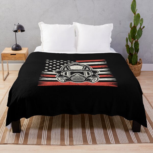 Item preview,  Patriotic Firefighter T-Shirt with Thin Red Line Flag designed and sold by sols.