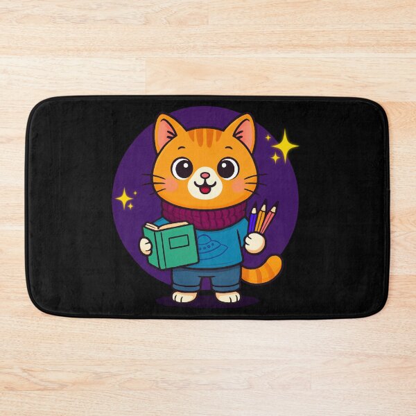 Item preview, Back to school autumn cat designed and sold by GoolPictures.