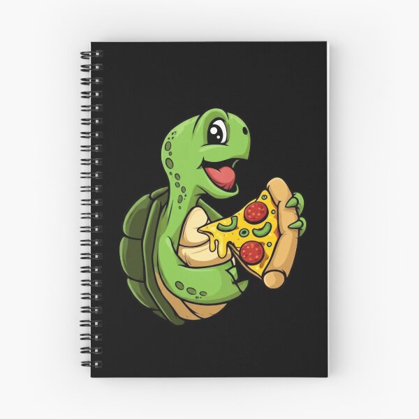 Item preview, Cute Turtle Holding Pizza Slice – Funny Kawaii Cartoon Vector | Sticker & T-Shirt Design designed and sold by ColorSplash123.