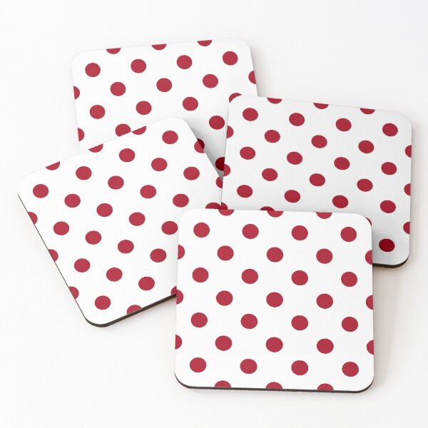 Item preview, Red Polka Dots On White  designed and sold by POLKAIWERX.