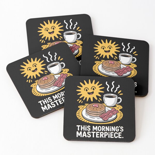Item preview, This Morning's Masterpiece - Funny Breakfast Graphic designed and sold by 89BLACK.