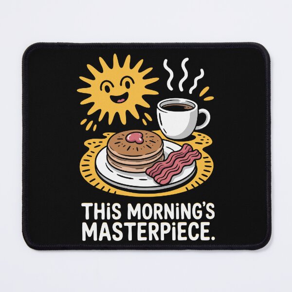 Item preview, This Morning's Masterpiece - Funny Breakfast Graphic designed and sold by 89BLACK.
