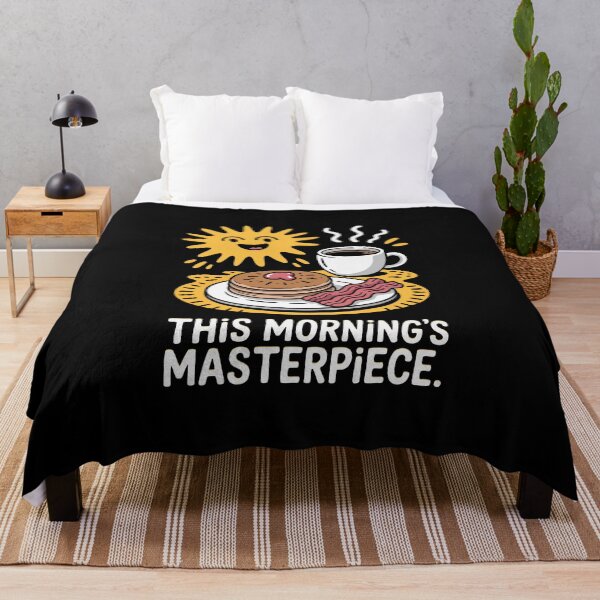 Item preview, This Morning's Masterpiece - Funny Breakfast Graphic designed and sold by 89BLACK.