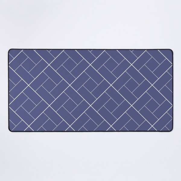 Item preview, Simple geometric pattern art deco blue designed and sold by fuzzyfox.