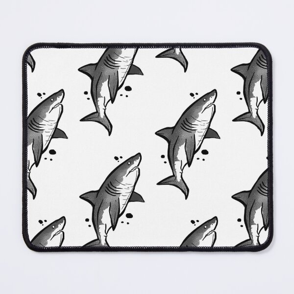 Item preview, White Shark designed and sold by TheMonsterGeek.