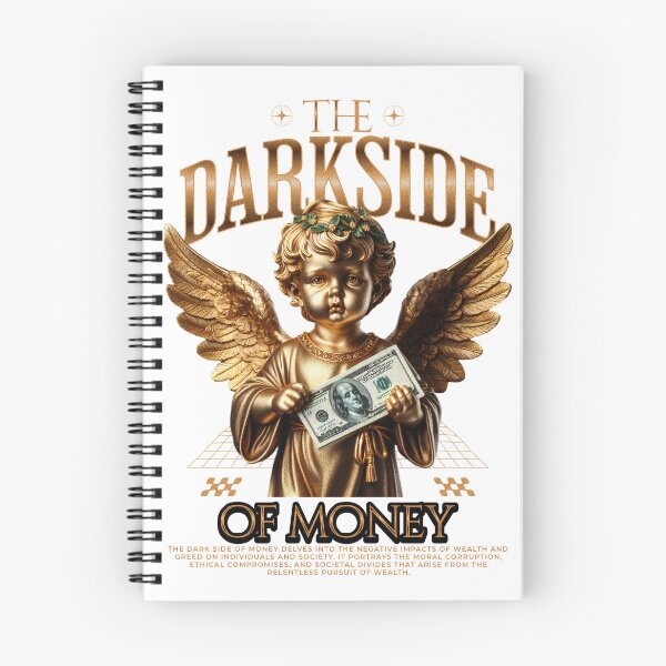 Item preview, THE DARKSIDE OF MONEY (ANGEL) designed and sold by PSDlayoutReady.