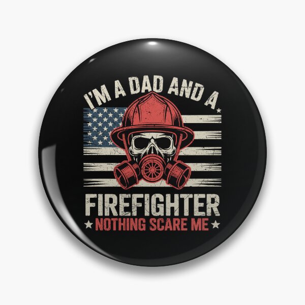Item preview, I'M A Dad And a Firefighter Fireman patriotic, american flag designed and sold by sols.
