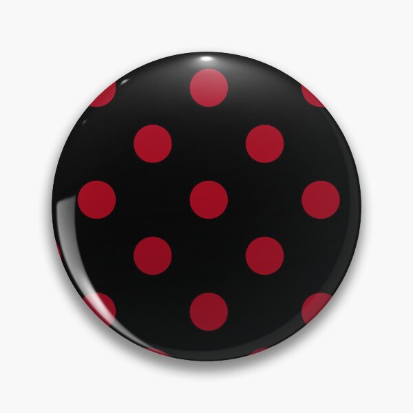 Item preview, Red Polka Dots On Black  designed and sold by POLKAIWERX.