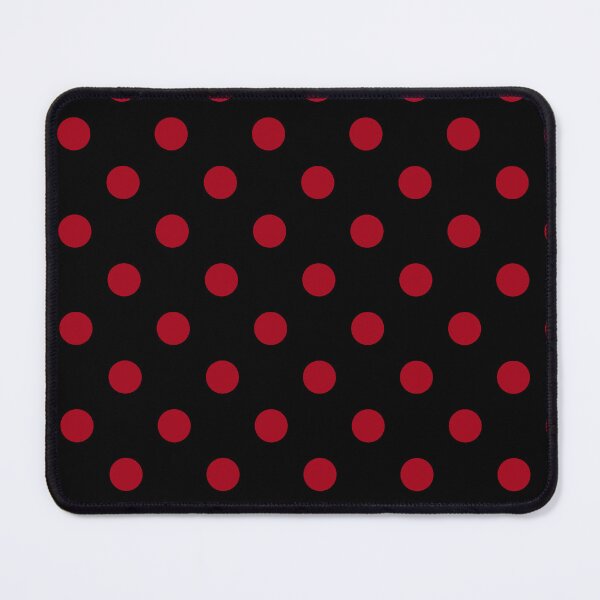 Item preview, Red Polka Dots On Black designed and sold by POLKAIWERX.