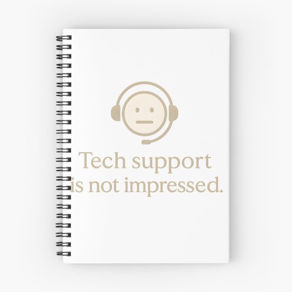 Item preview, Tech Support Is Not Impressed Funny IT Meme Design designed and sold by SignalThreads.