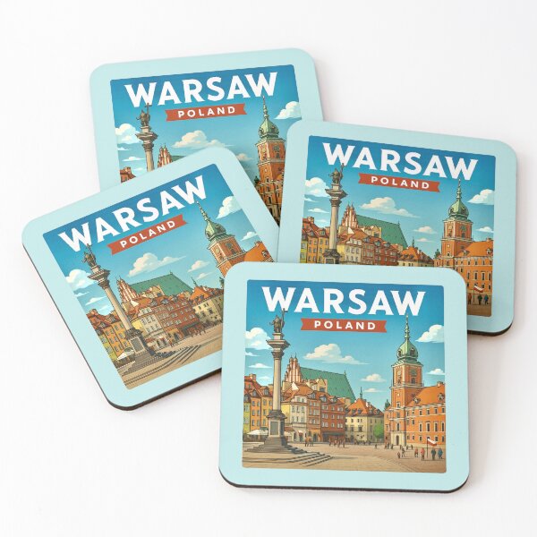 Item preview, Warsaw, Poland — Old Town & Royal Castle designed and sold by Myra365Art.