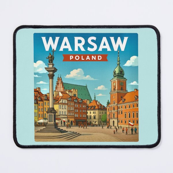 Item preview, Warsaw, Poland — Old Town & Royal Castle designed and sold by Myra365Art.