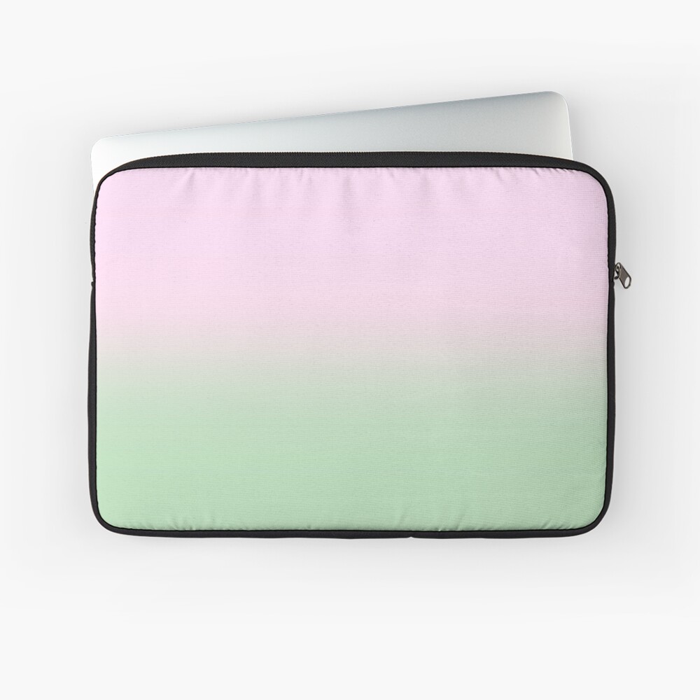 Aesthetic Light Pink and Sage Green Gradient iPhone Case