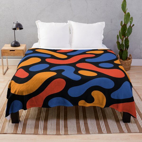 Artikelvorschau, Jelly Bean Muster in Orange Blau Gelb entworfen und verkauft von LOVE, AMY.