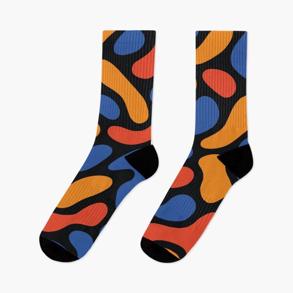 Artikelvorschau, Jelly Bean Muster in Orange Blau Gelb entworfen und verkauft von LOVE, AMY.