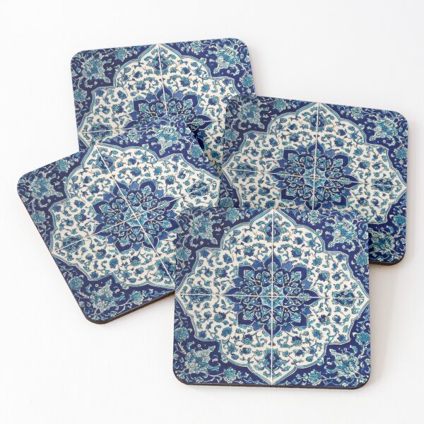 Item preview, Geometric Turkish Tile Arabic Eastern Art Pattern designed and sold by GrinGalore.