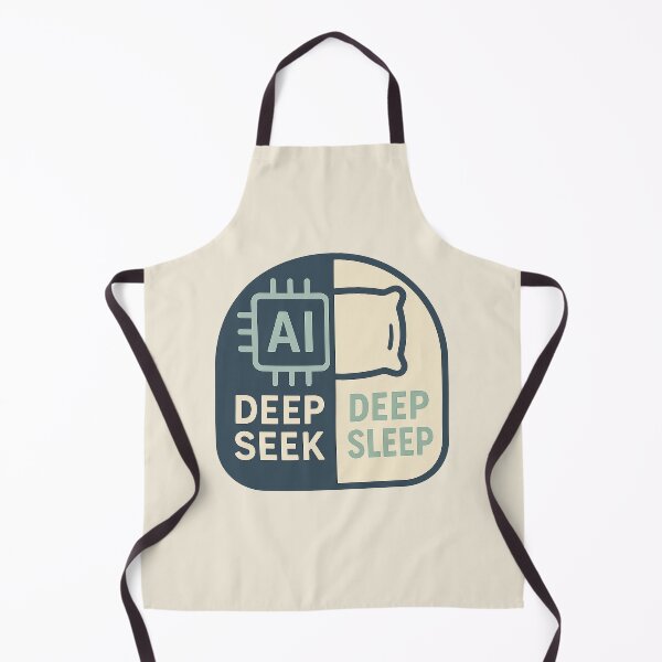 Item preview, Deep Seek / Deep Sleep — AI vs. Nap Meme designed and sold by Bratak.