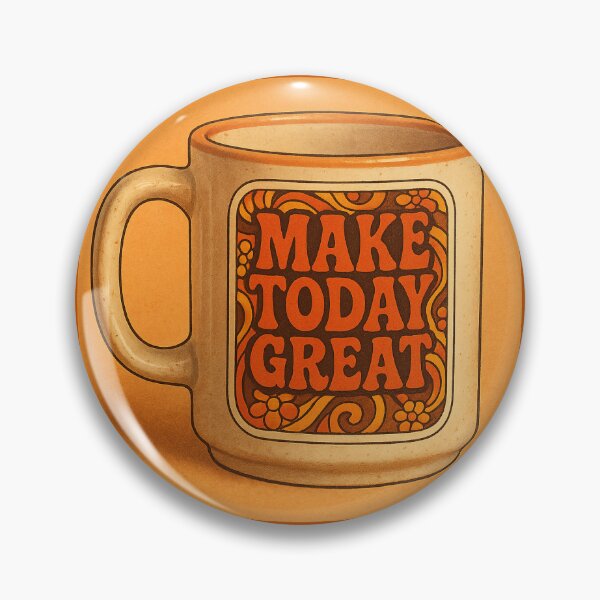 Artikelvorschau, "Groovy Morning Fuel - Vintage 70er Kaffee-Energie-Booster-Aufkleber" entworfen und verkauft von Striklet.