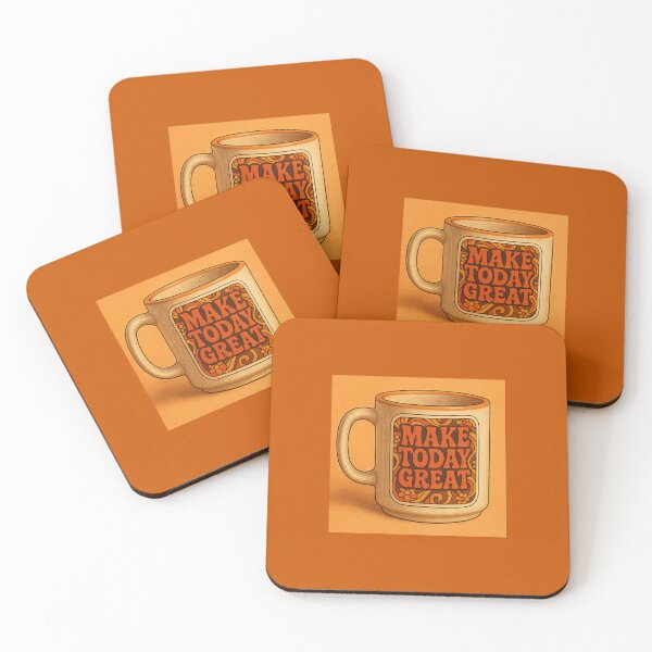 Item preview, "Groovy Morning Fuel - Vintage 70s Coffee Energy Booster Sticker" designed and sold by Striklet.