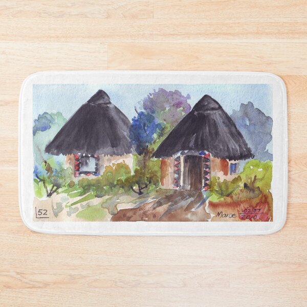 Item preview, Lodge décor - Ndebele huts designed and sold by Maree Clarkson .