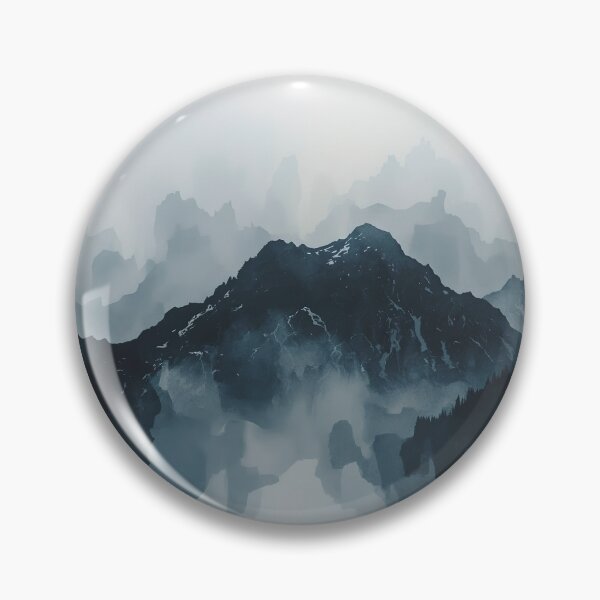 Item preview, Minimalist Foggy Nature Artwork designed and sold by K@Whimsical cottagecore.
