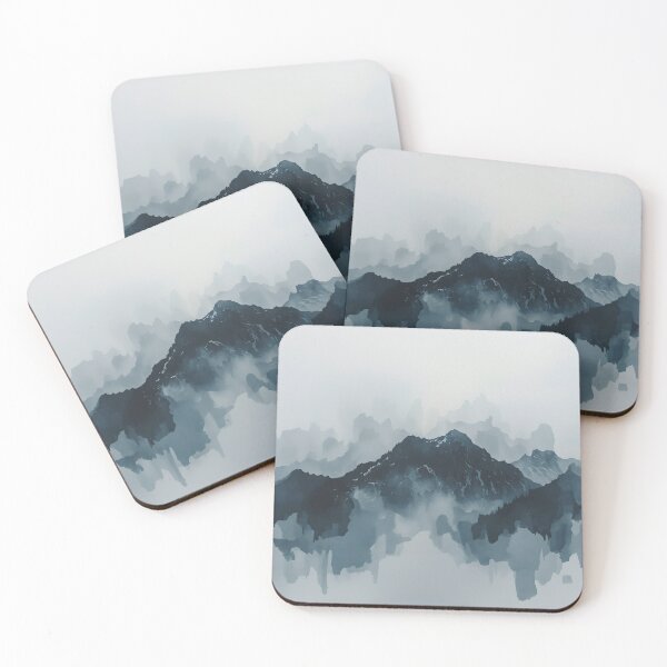 Item preview, Minimalist Foggy Nature Artwork designed and sold by K@raksnalee.