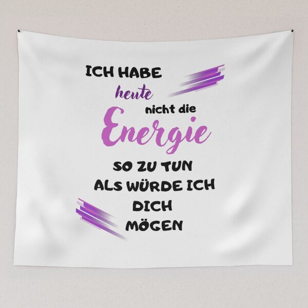 Item preview, “I don’t have the energy today…” – Sarcastic saying – Cheeky statement for every day – Fun design for the office & everyday life designed and sold by MitMopsundHerz Rosinchens_Welt.