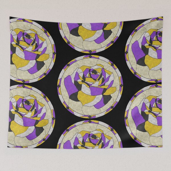 Item preview, Nonbinary Pride Rose designed and sold by Oneiromancer’s Trove .
