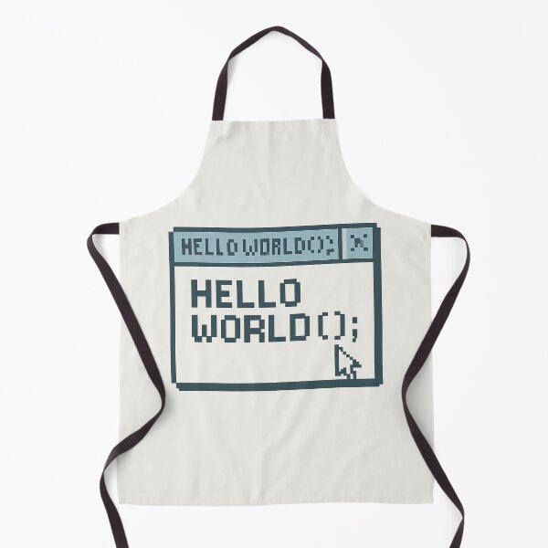 Item preview, HELLO WORLD(); —Vintage OS Coding Window designed and sold by Bratak.