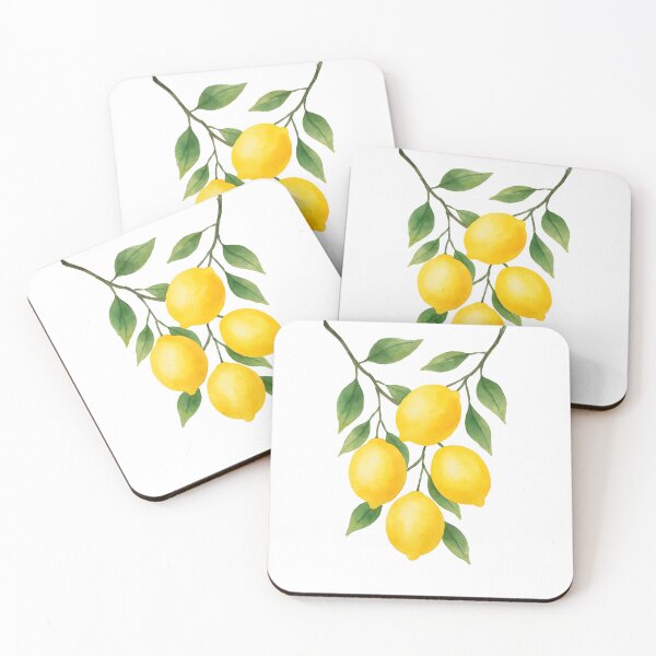 Item preview, Hand-Painted Lemon – Yellow Watercolor Fruit designed and sold by svarupa.
