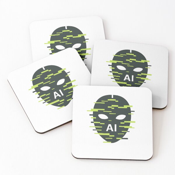 Item preview, Glitch Core — AI Mask Design designed and sold by Bratak.