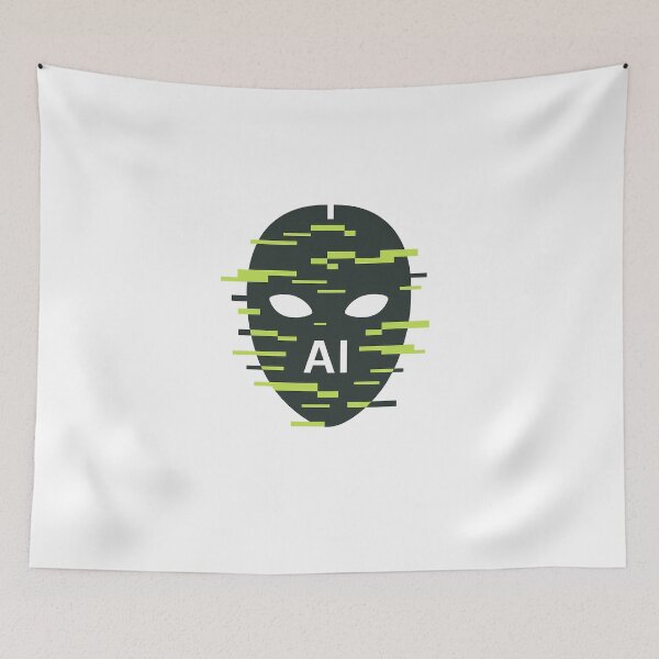 Item preview, Glitch Core — AI Mask Design designed and sold by Bratak.