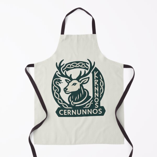 Item preview, Cernunnos Celtic God – Stag, Serpent & Knotwork Badge Design designed and sold by Bratak.