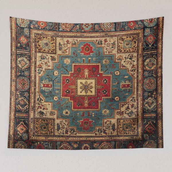 Item preview, Antique Persian Oriental Carpet Pattern designed and sold by GrinGalore.