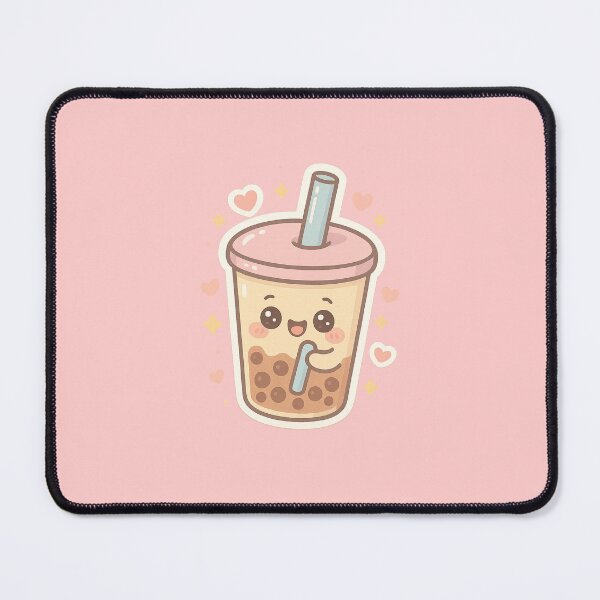 Item preview, Bubble Tea Bestie - Adorable Kawaii Boba Happiness Sticker designed and sold by Striklet.