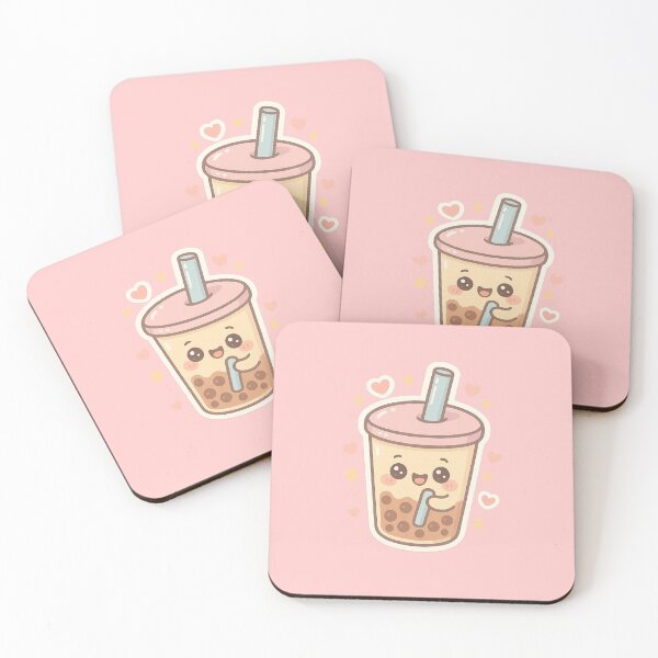 Item preview, Bubble Tea Bestie - Adorable Kawaii Boba Happiness Sticker designed and sold by Striklet.