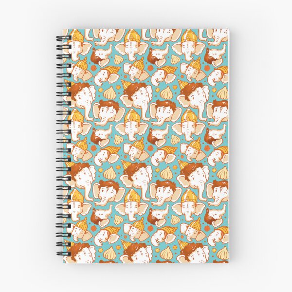Item preview, Ganesha Faces - Teal designed and sold by TOOTIFROOTI merch.