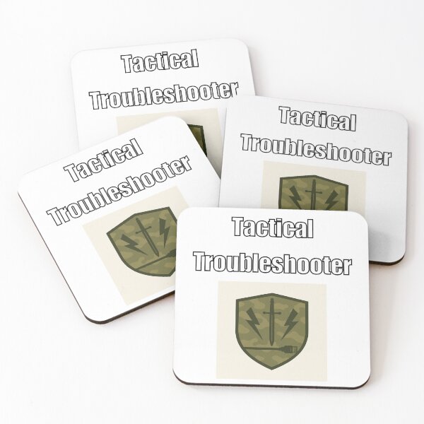 Item preview, Tactical Troubleshooter – Military IT Humor designed and sold by SGT Goldfish.