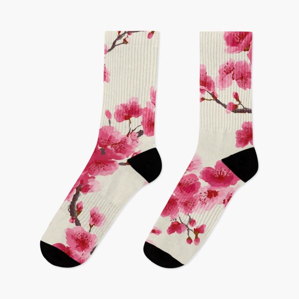 Item preview, Beige Pink Cherry Blossom Pattern designed and sold by GrinGalore.